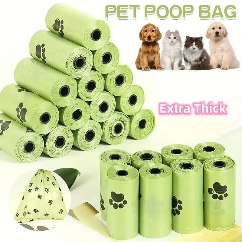 Thick Dog Poop Bags, Leak Proof Pet Waste Bag For Dog Outdoor Walking